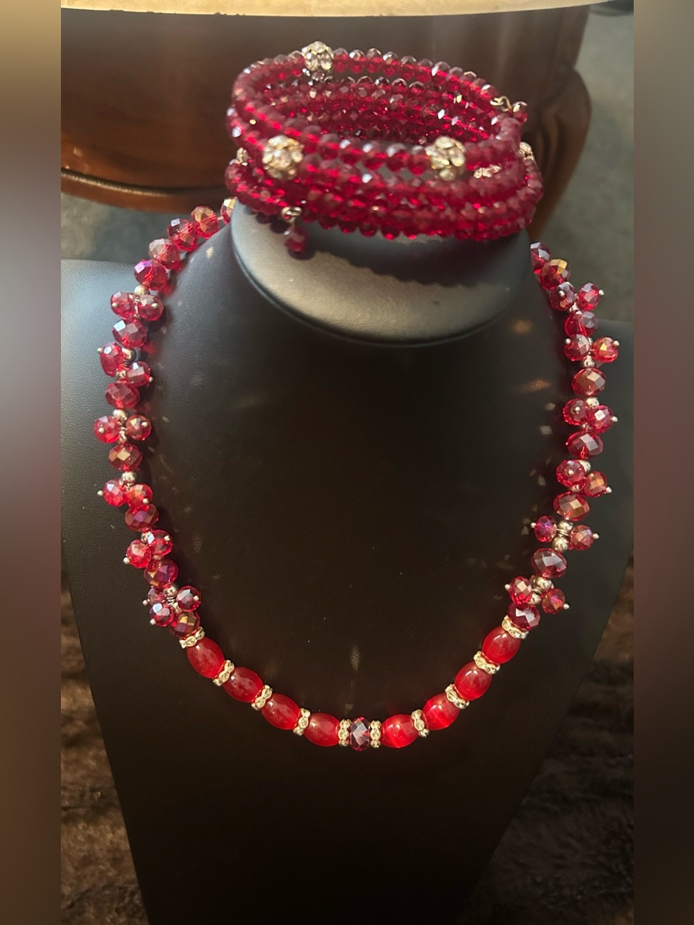 Necklace & Coil Bracelet Set